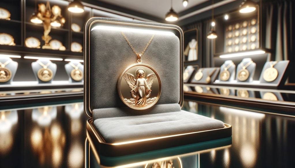 Une médaille représentant un saint protecteur&nbsp;: un symbole fort